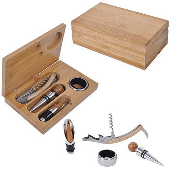 Каталог Набор для вина (4 предмета) от интернет-магазина «7 Сувениров»